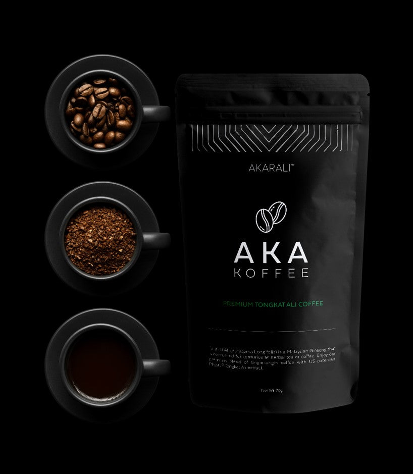 Tongkat Ali Coffee, Black & Pure