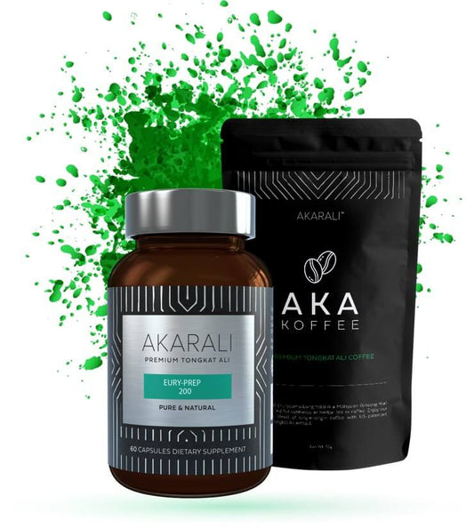 Tongkat Ali Supplement and Tongkat Ali Coffee | Promo Bundle 60 capsules | Standardized